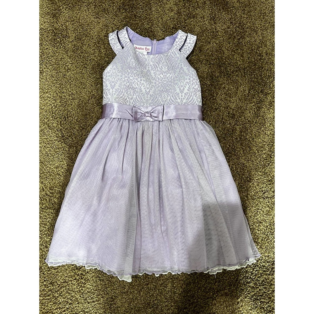 Jessica Ann Youth Girls Dress Lavender
